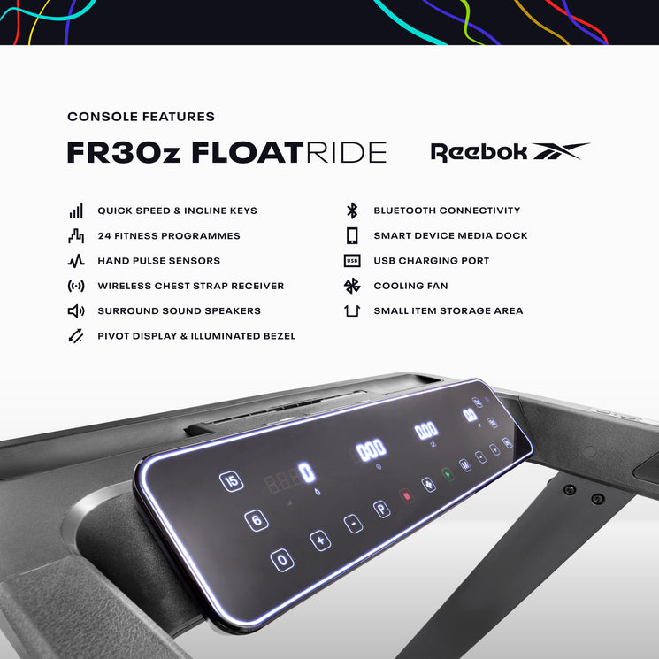 FR30z Floatride Treadmill - Black