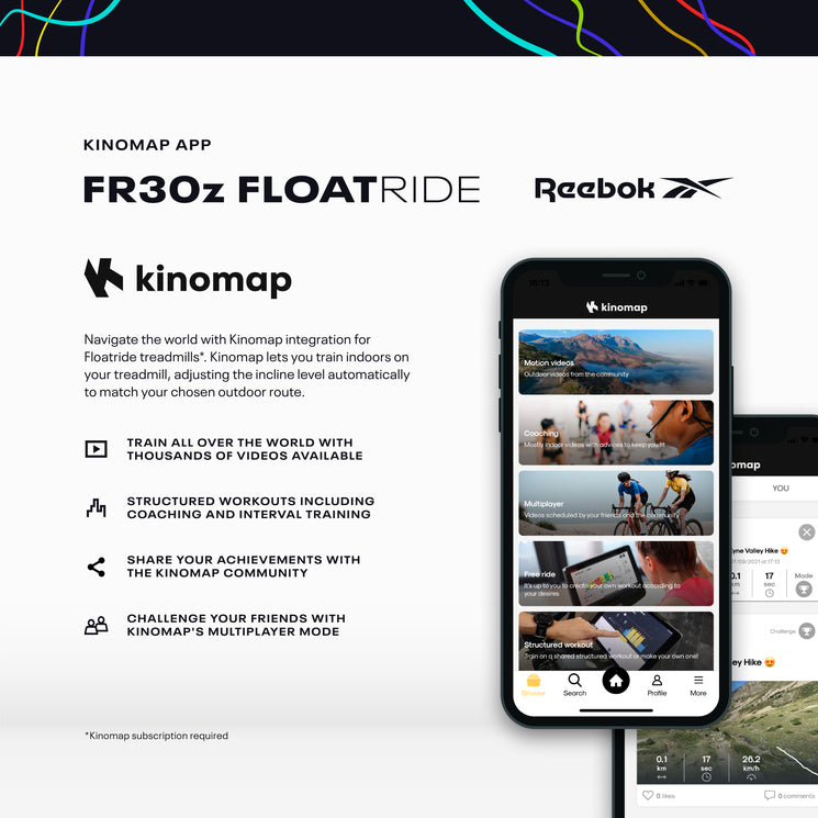 FR30z Floatride Treadmill - Black