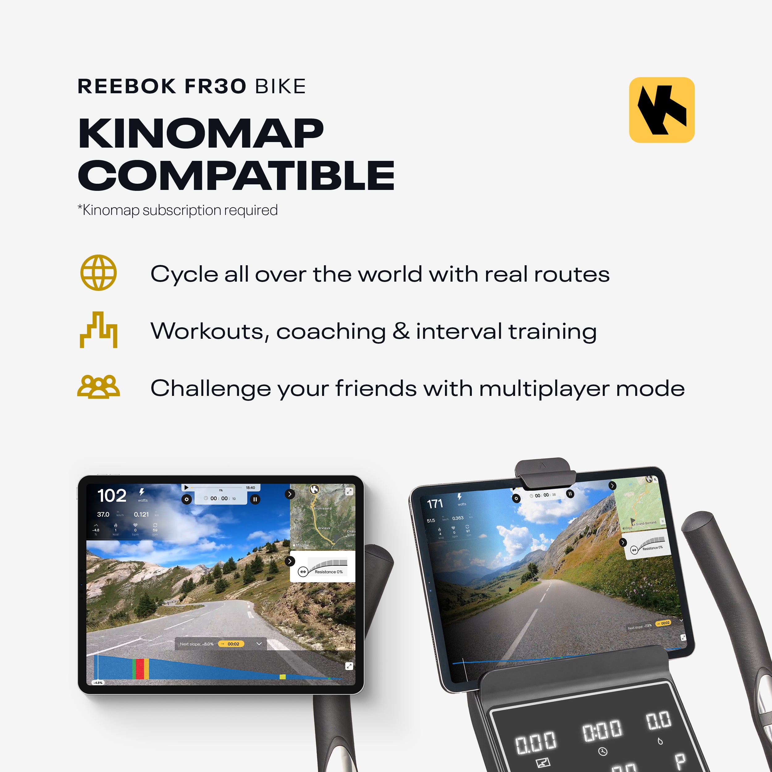 Exercise hotsell bike kinomap
